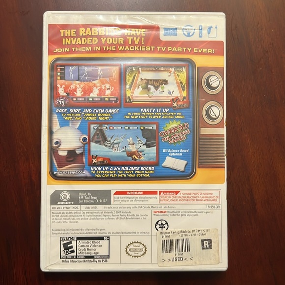 Rayman Raving Rabbids Games Bundle - Nintendo Wii - Picture 8 of 9